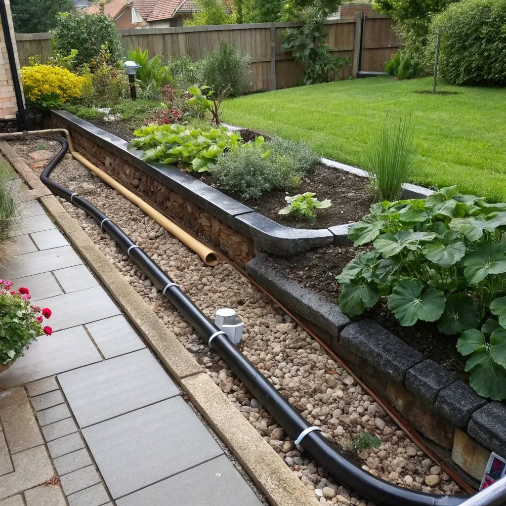 Garden drainage system tips